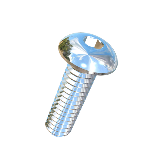 Titanium #12-24 X 3/4 UNC Button Head Socket Drive Allied Titanium Machine Screw